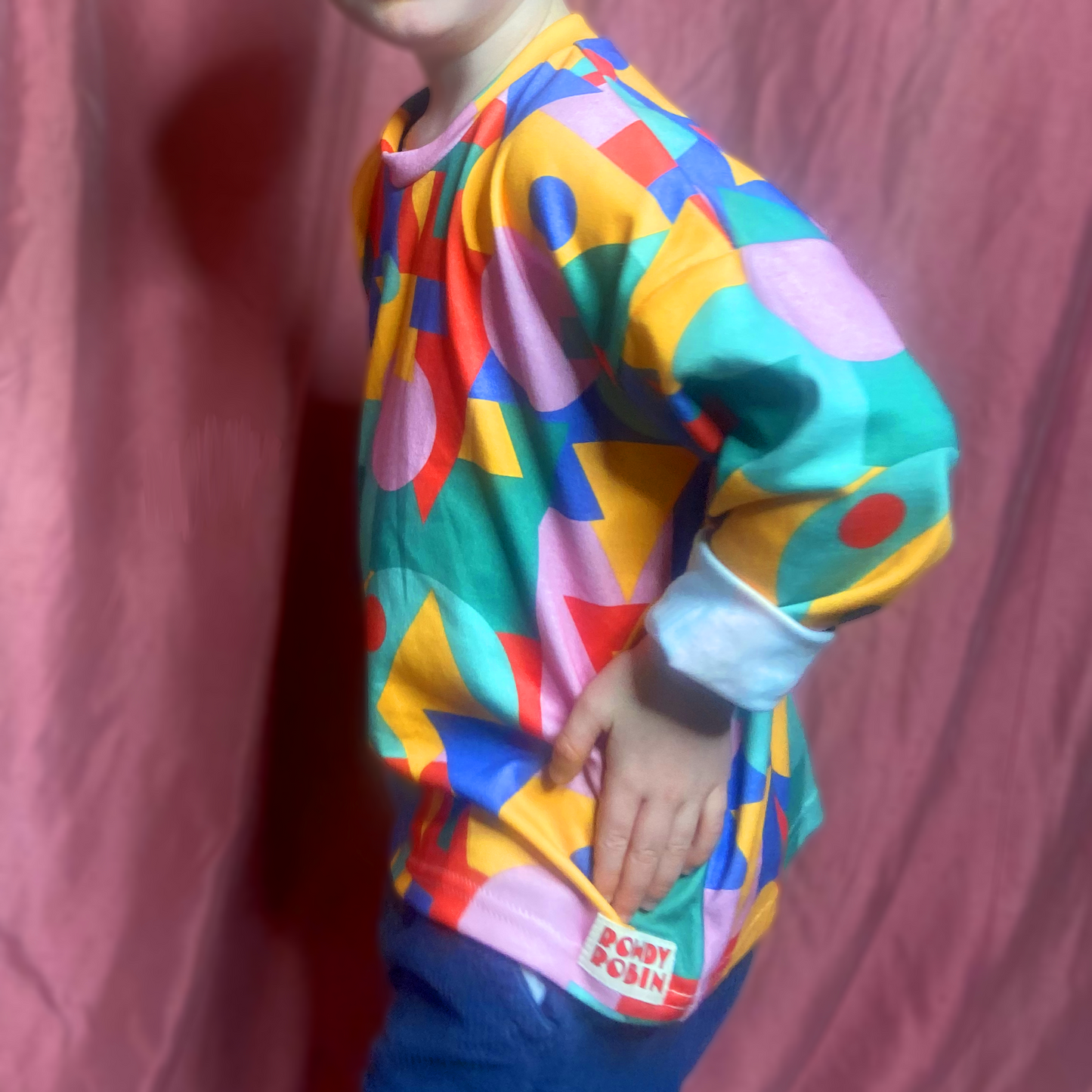 Jessy Geometric Long Sleeve Tee