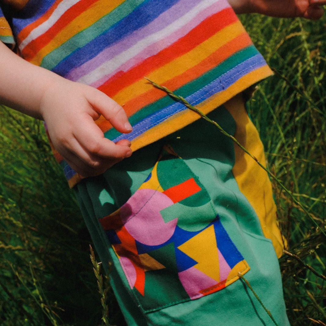Block Colour Bobby Trousers