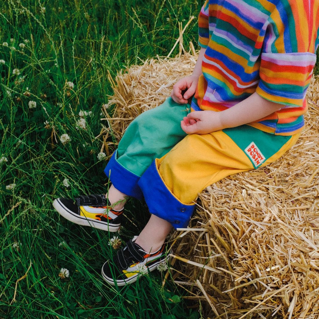 Block Colour Bobby Trousers