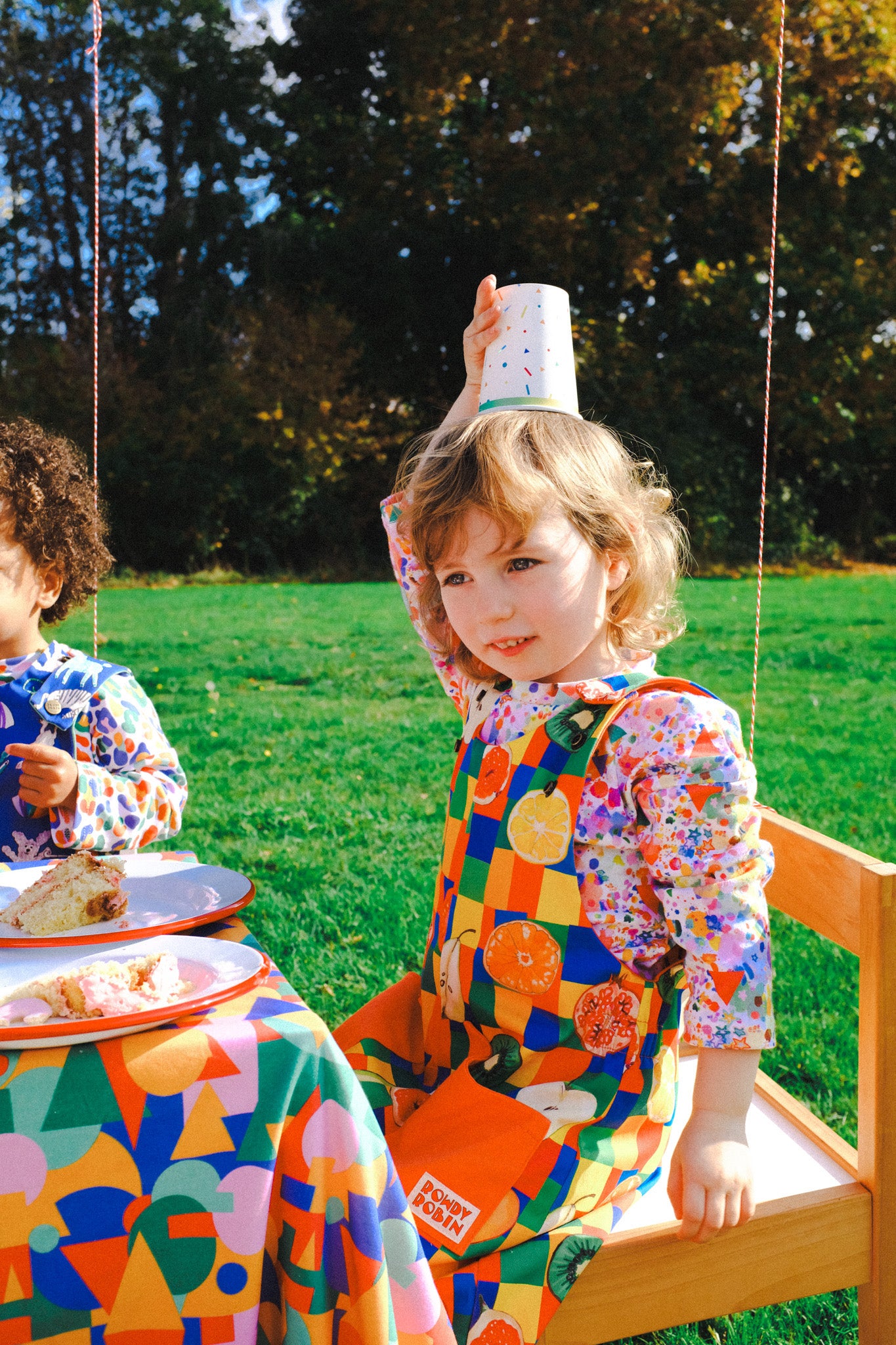 Scout Primary Fruit - Adjustable Dungarees