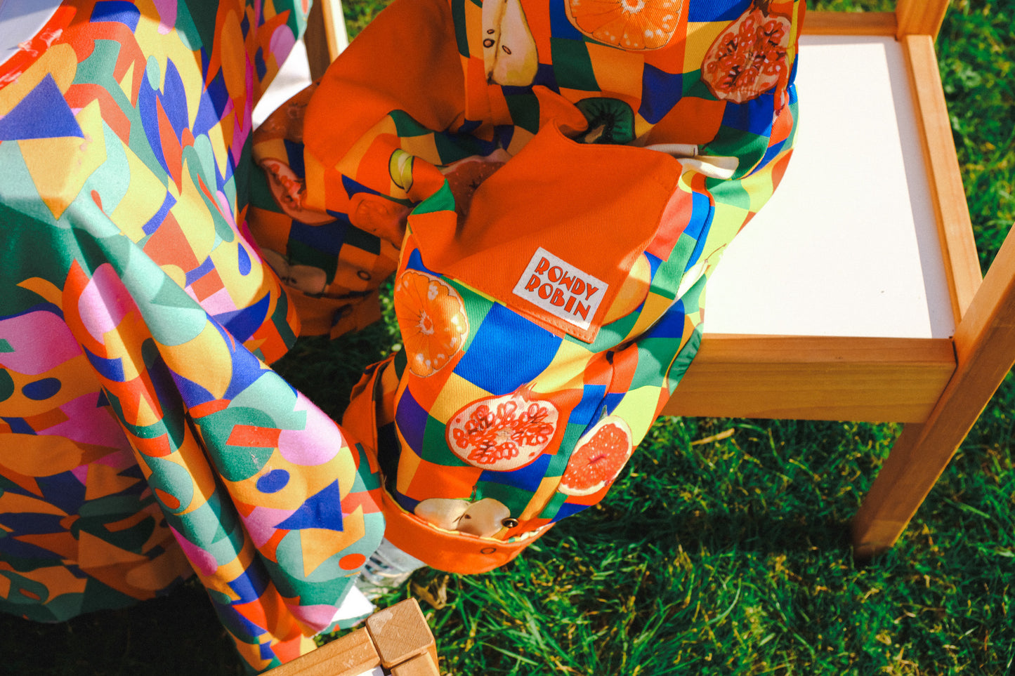Scout Primary Fruit - Adjustable Dungarees