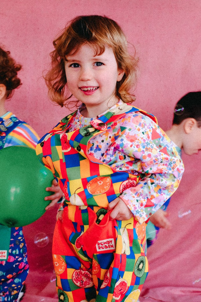 Jessy Rainbow Paint Long Sleeve Tee