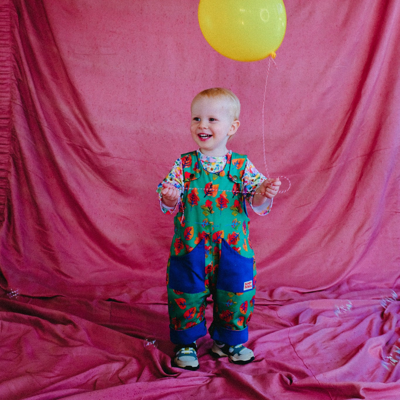 Scout Crunchy Leaves  - Adjustable Dungarees