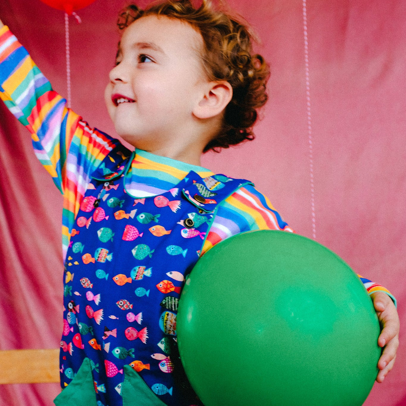 Scout Fish - Adjustable Dungarees