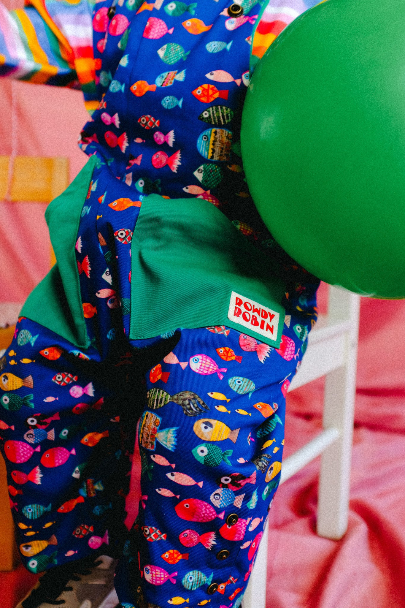 Scout Fish - Adjustable Dungarees