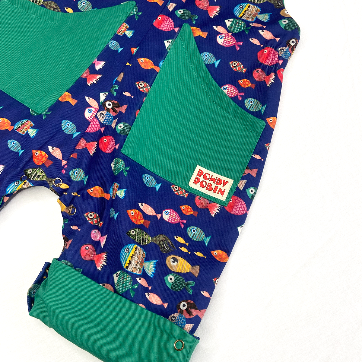 Scout Fish - Adjustable Dungarees