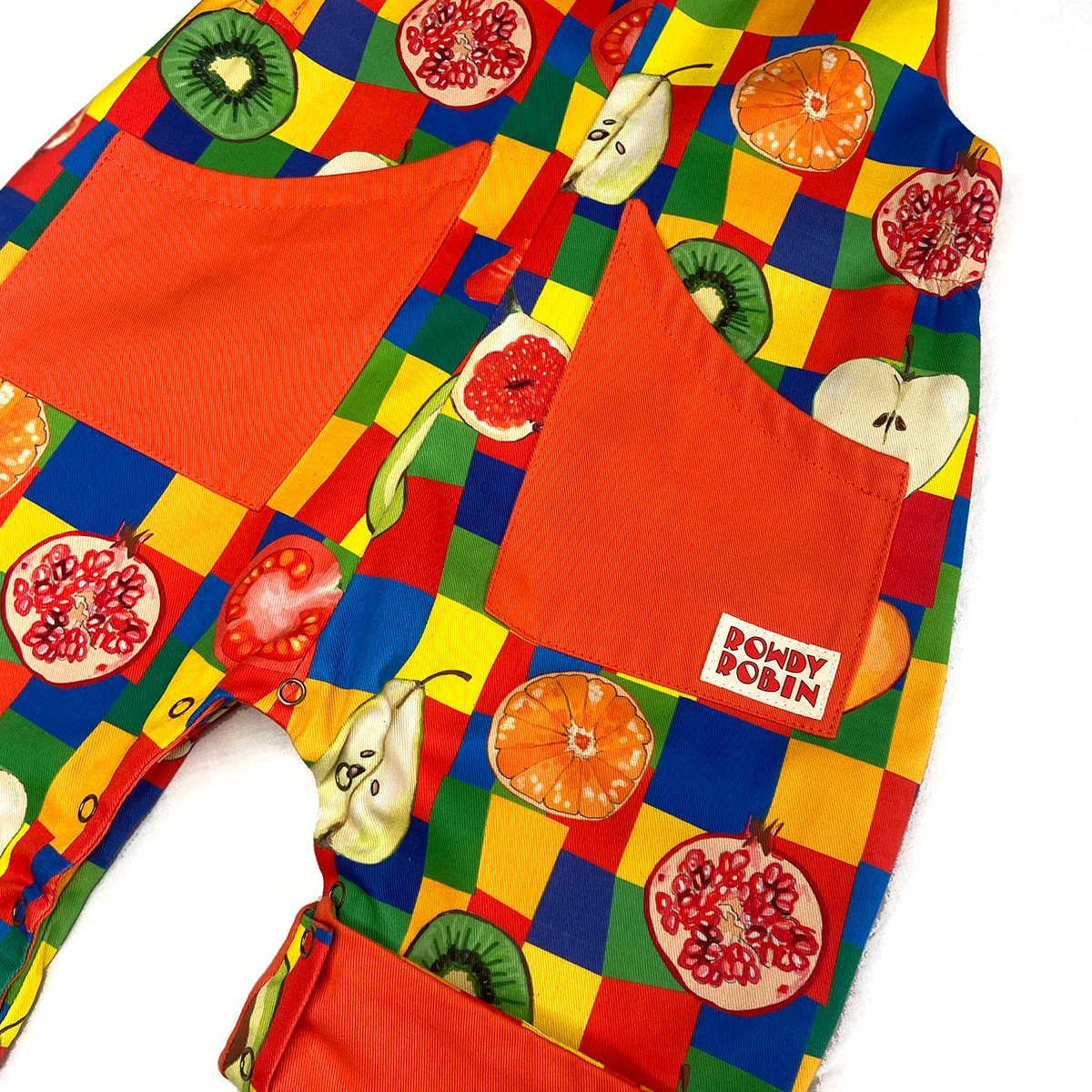 Scout Primary Fruit - Adjustable Dungarees