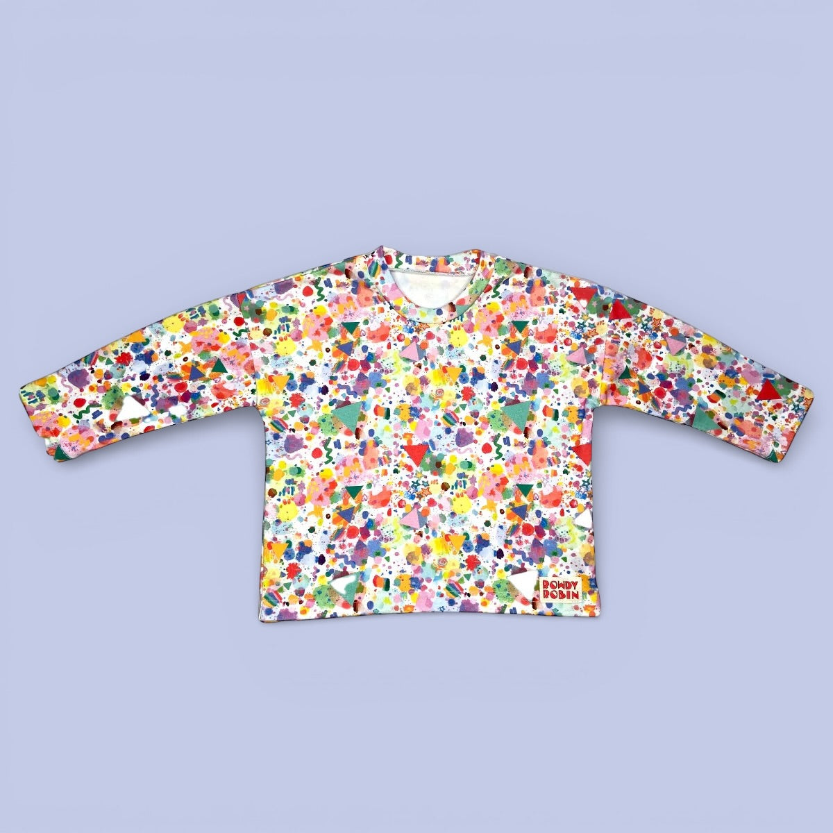 Jessy Rainbow Paint Long Sleeve Tee