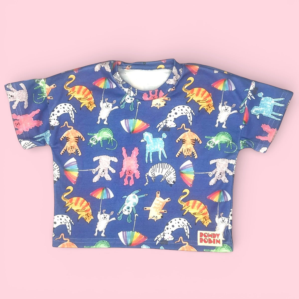 Jessy Cats and Dogs Short Sleeve Tee