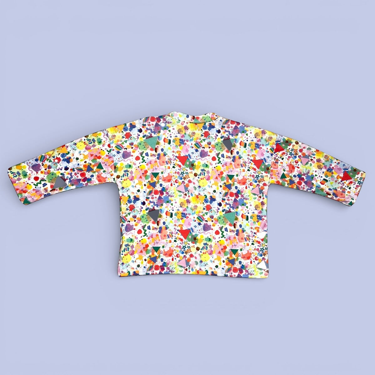 Jessy Rainbow Paint Long Sleeve Tee