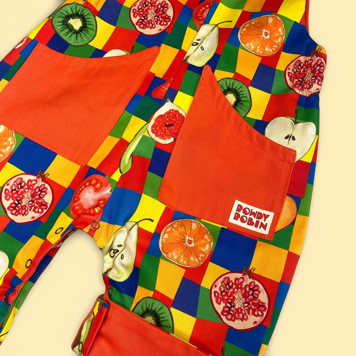 Scout Primary Fruit - Adjustable Dungarees
