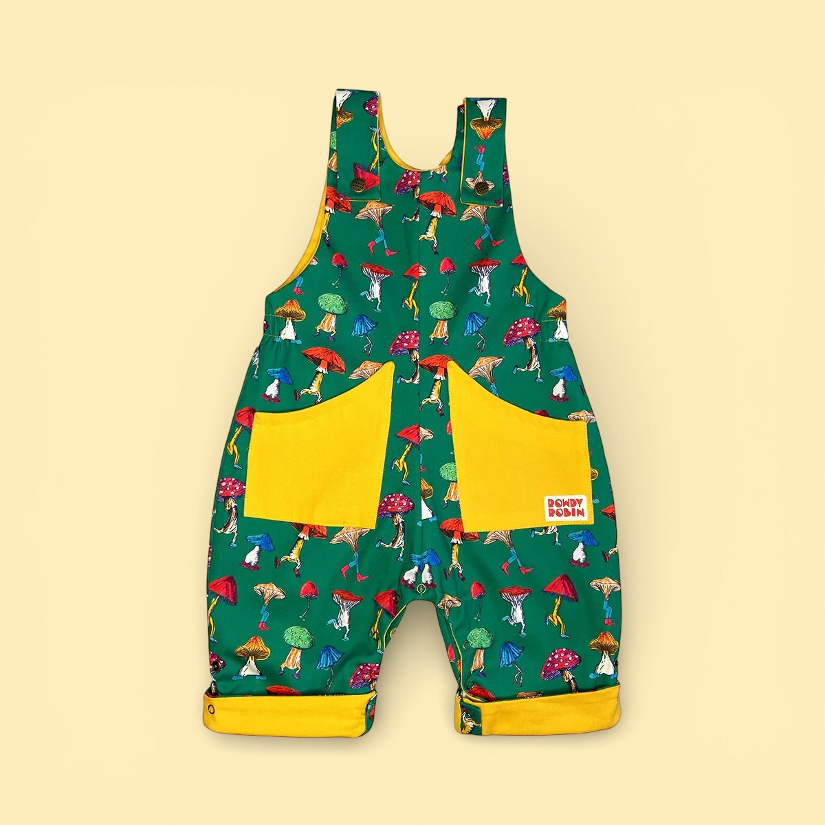 Scout Mushroom Party - Adjustable Dungarees