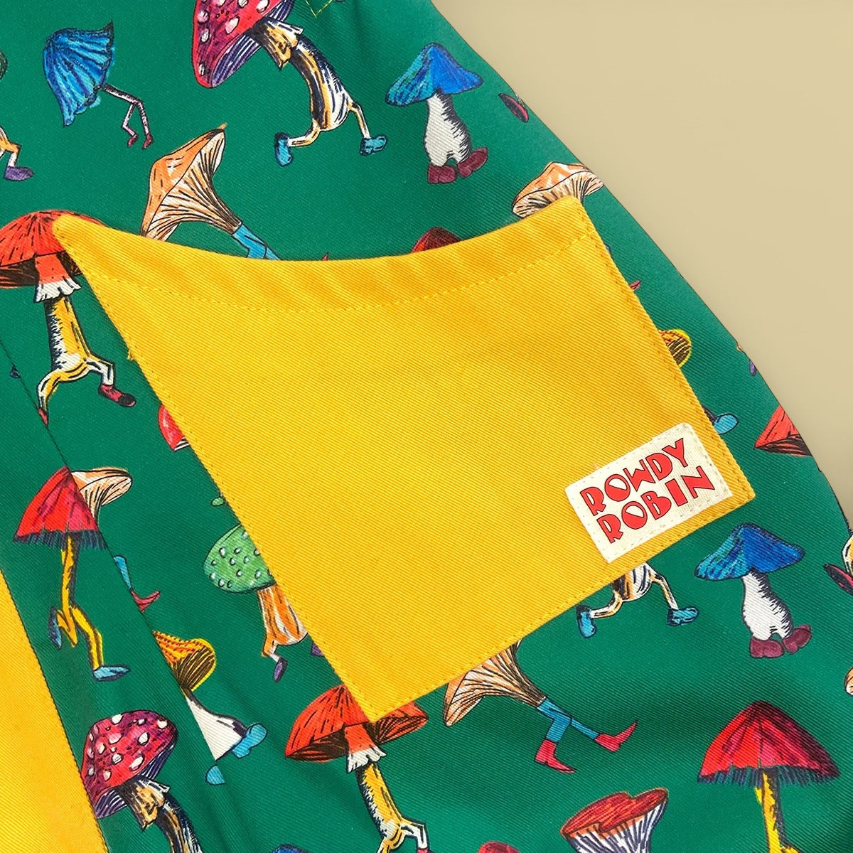 Scout Mushroom Party - Adjustable Dungarees