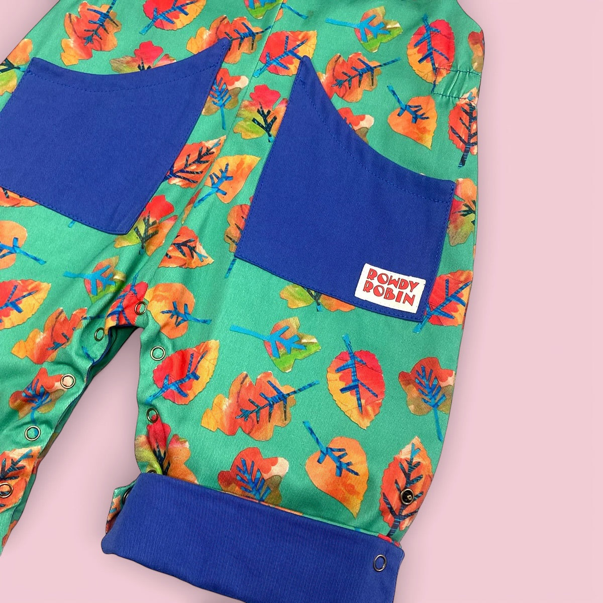 Scout Leaves  - Adjustable Dungarees