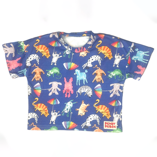 Jessy Cats and Dogs Short Sleeve Tee