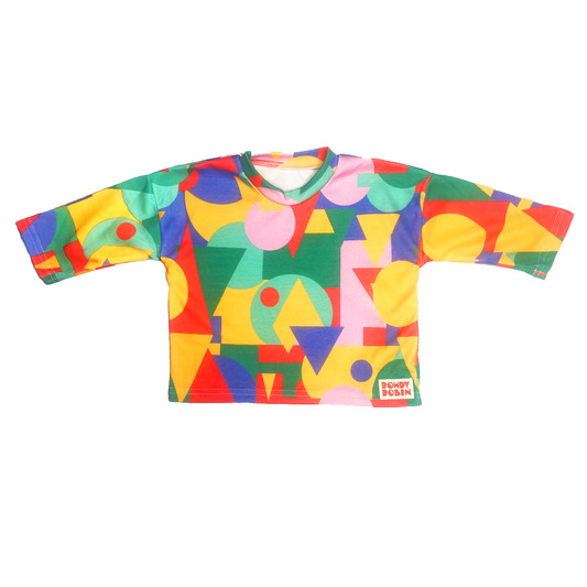 Jessy Geometric Long Sleeve Tee