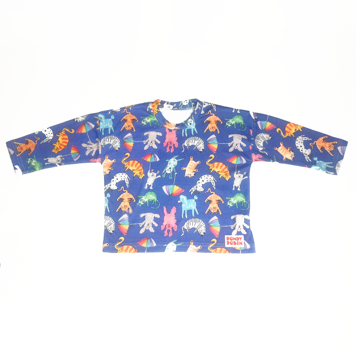 Jessy Cats and Dogs Long Sleeve Tee