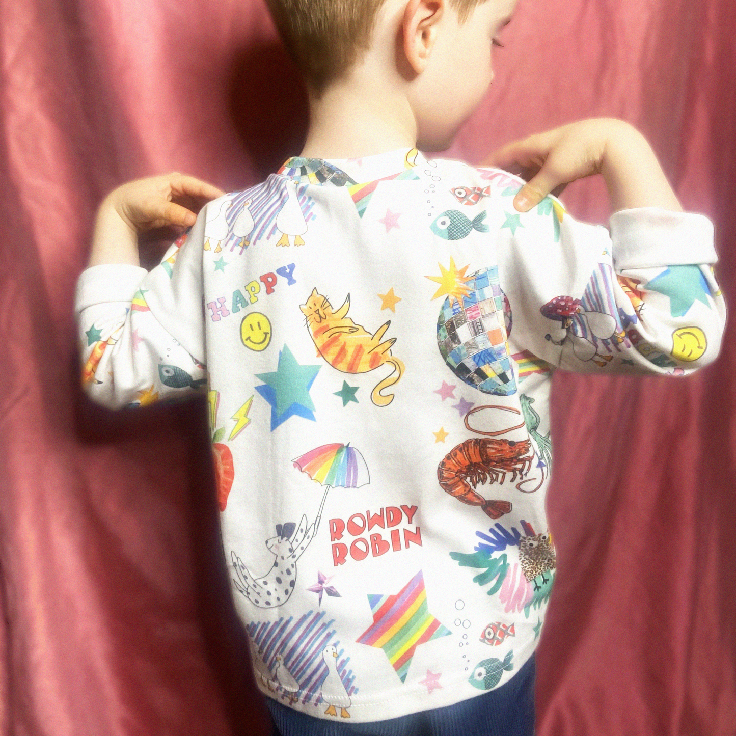 Jessy Sketchbook Long Sleeve Tee