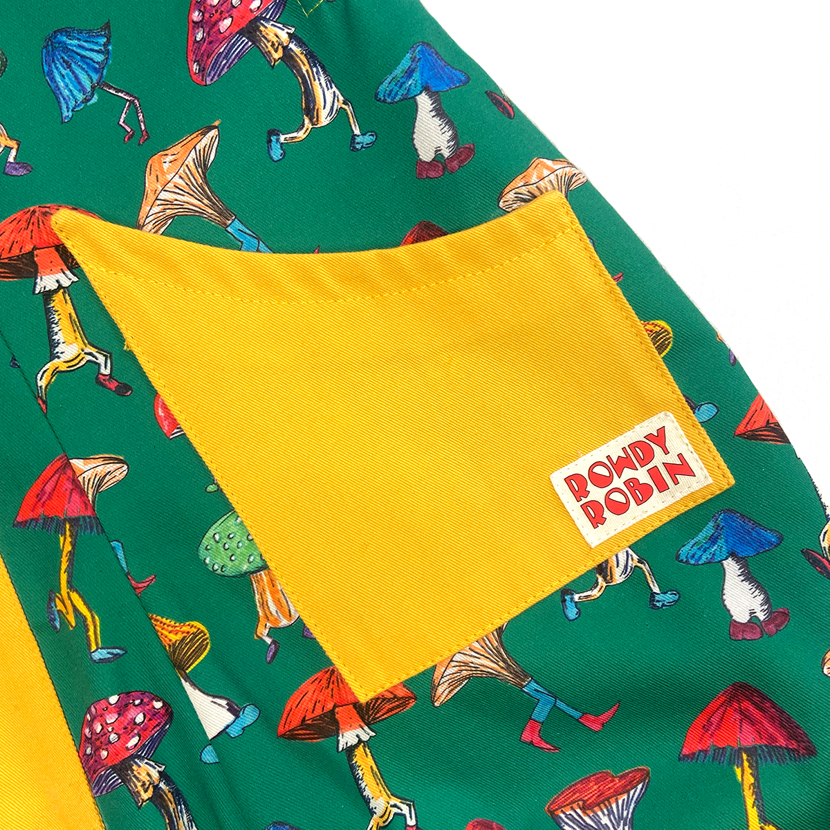Scout Mushroom Party - Adjustable Dungarees