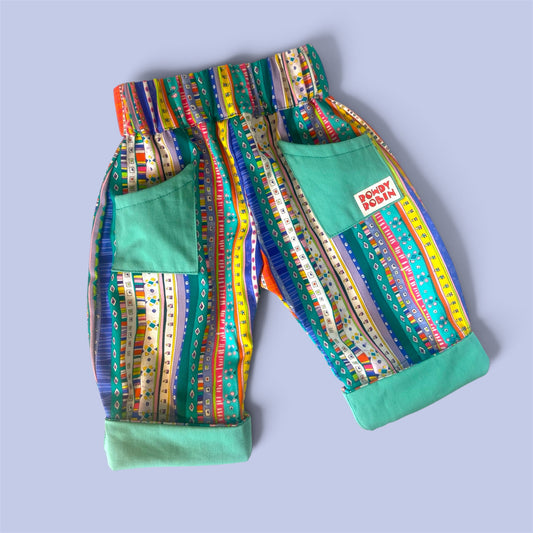 90's Stripes Bobby Trousers