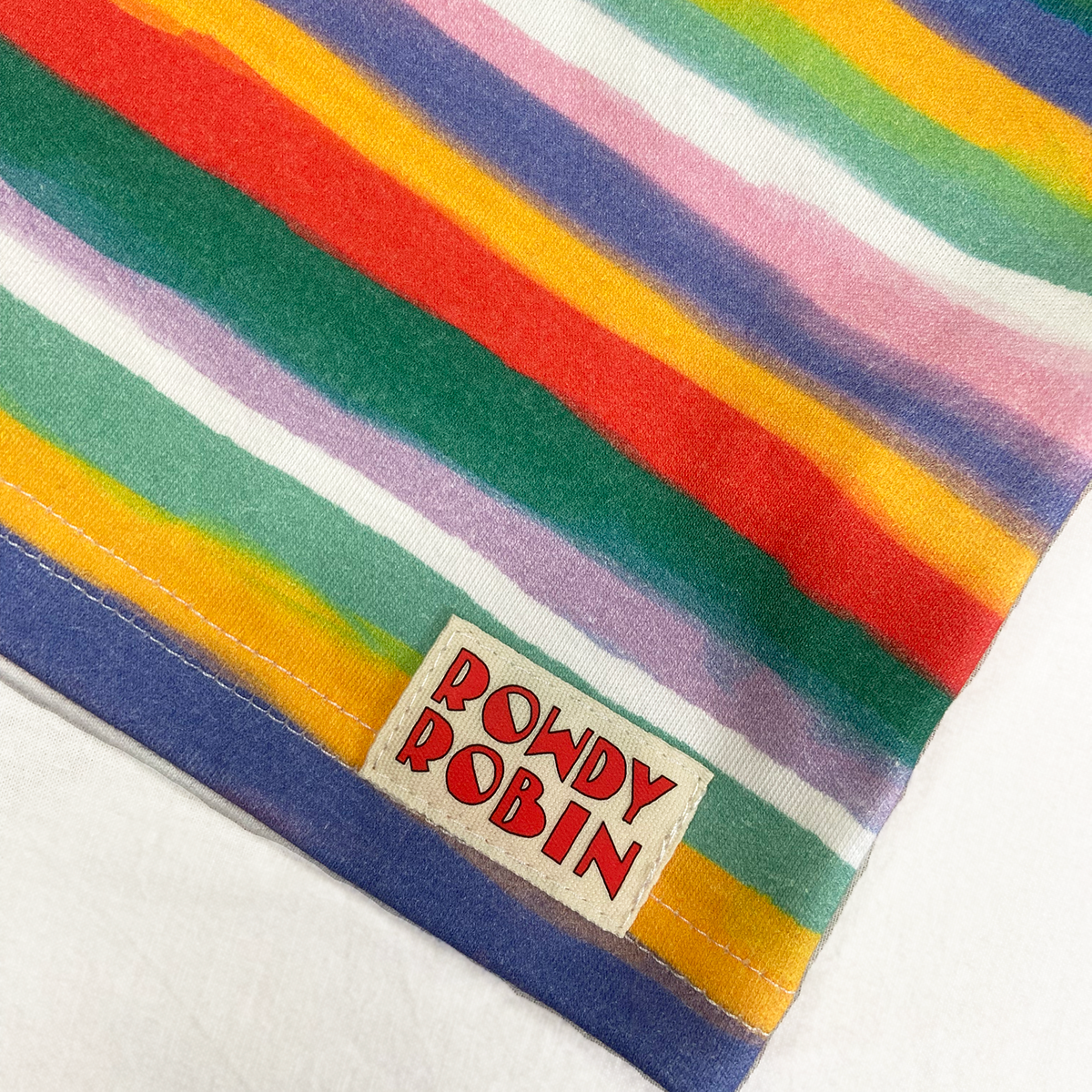 Jessy Painted Stripes Short Sleeved Tee