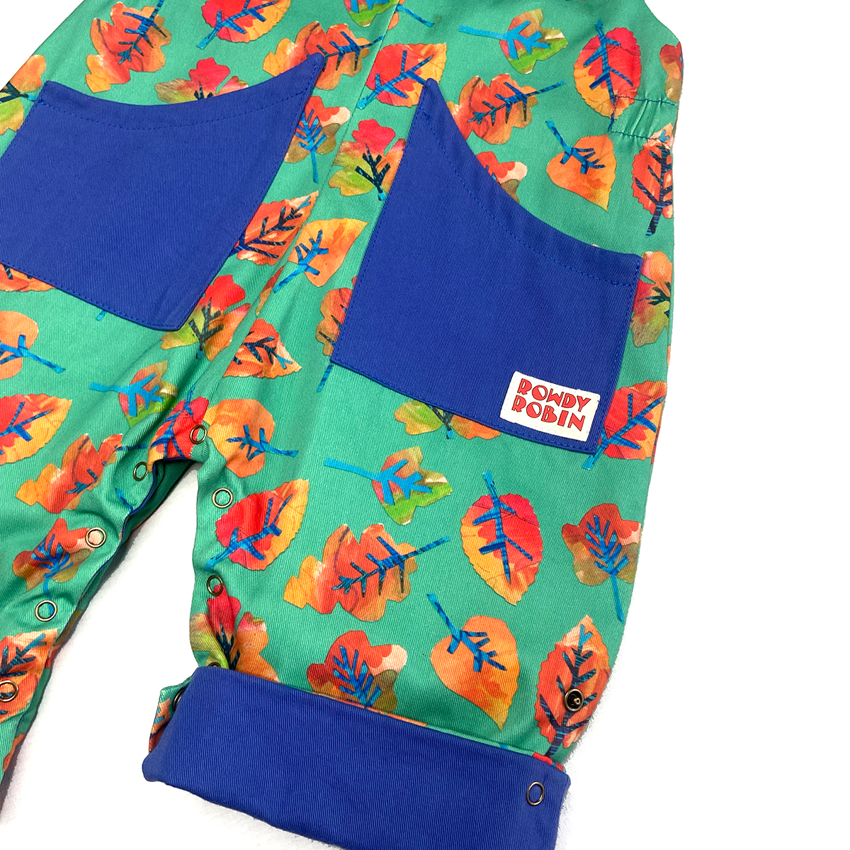 Scout Crunchy Leaves  - Adjustable Dungarees