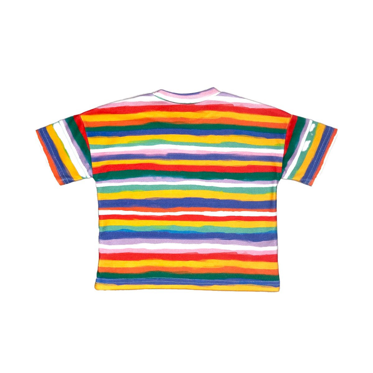 Jessy Painted Stripes Short Sleeved Tee