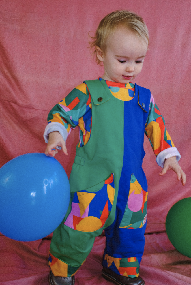 Scout Abstract - Adjustable Dungarees