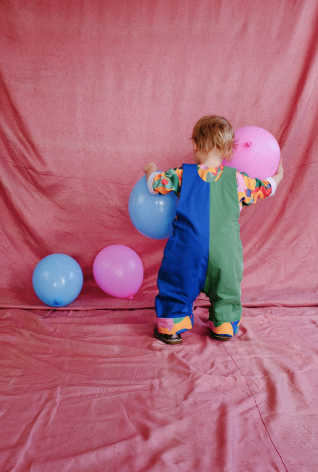 Scout Abstract - Adjustable Dungarees