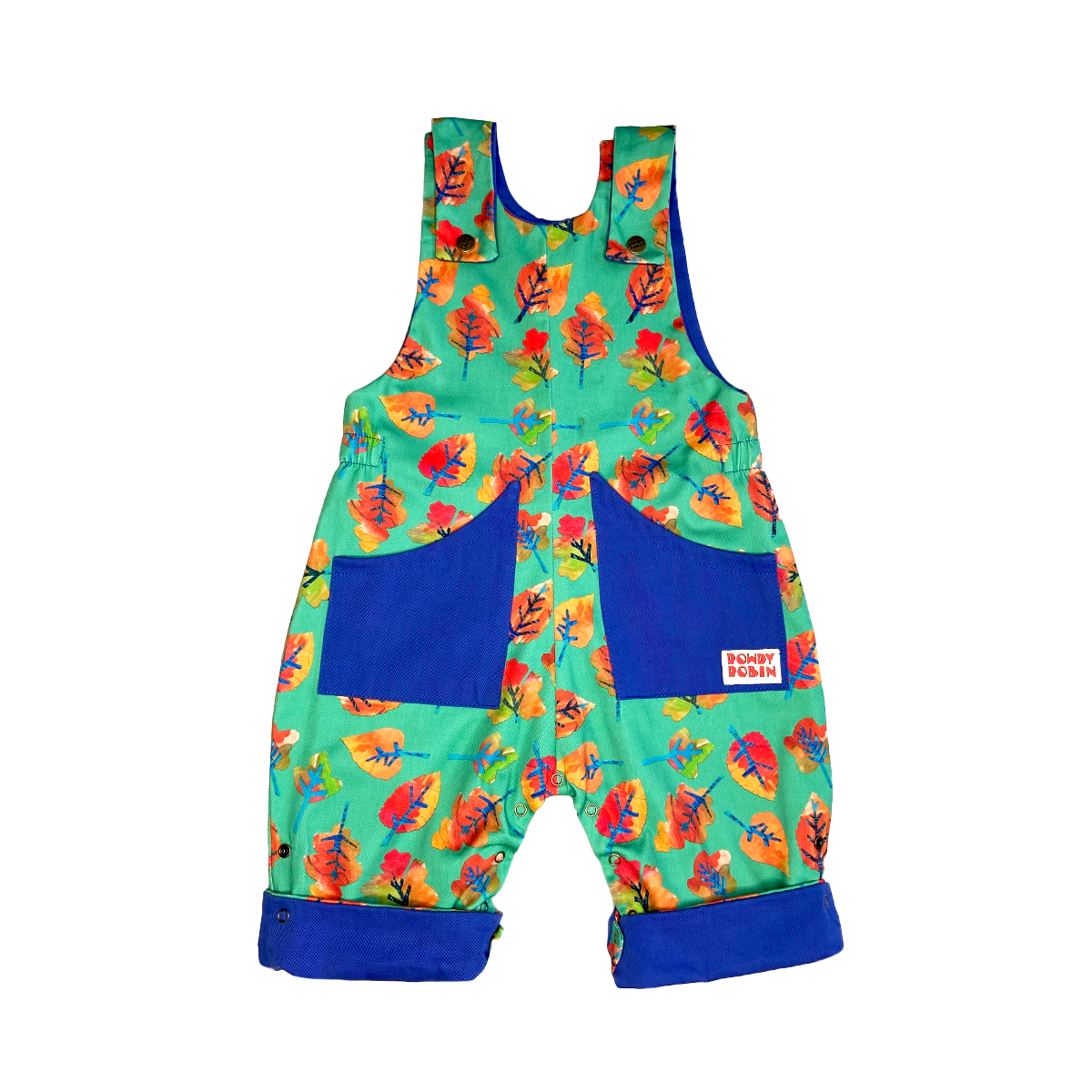 Scout Crunchy Leaves  - Adjustable Dungarees