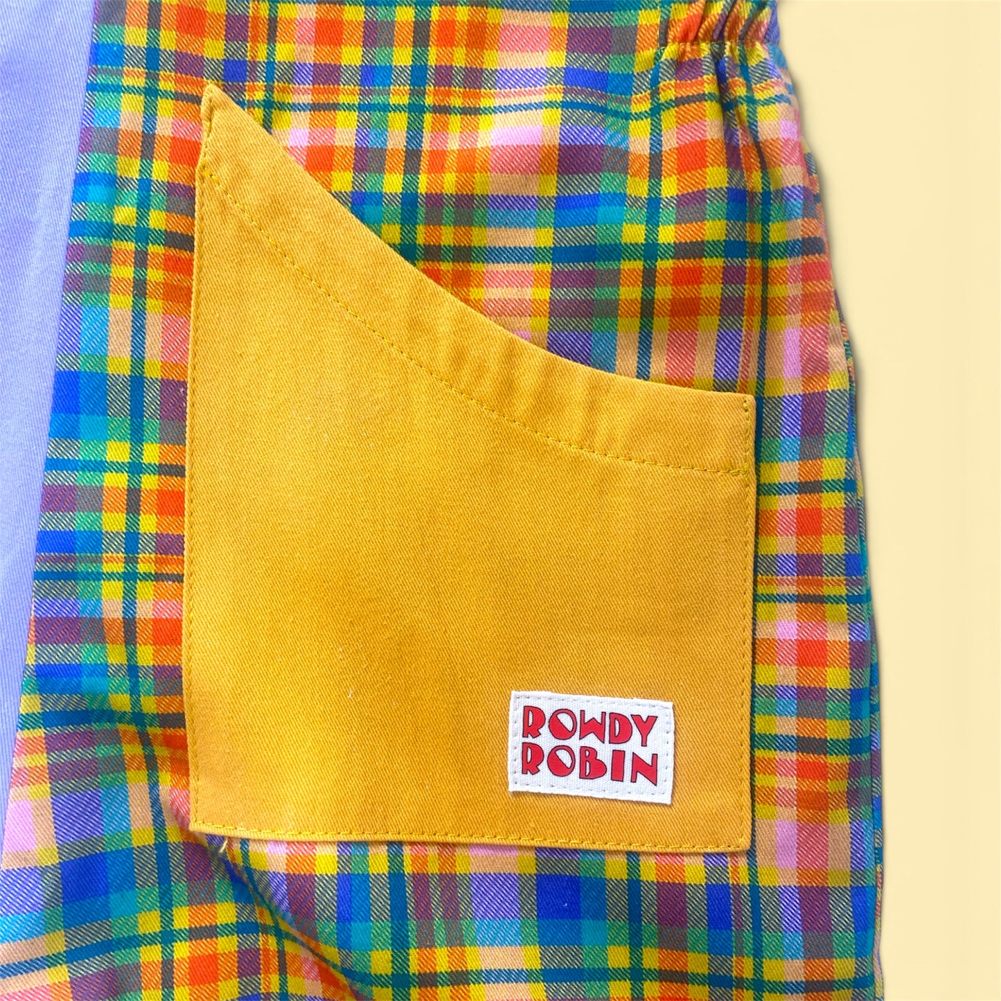 Plaid Scout Dungarees