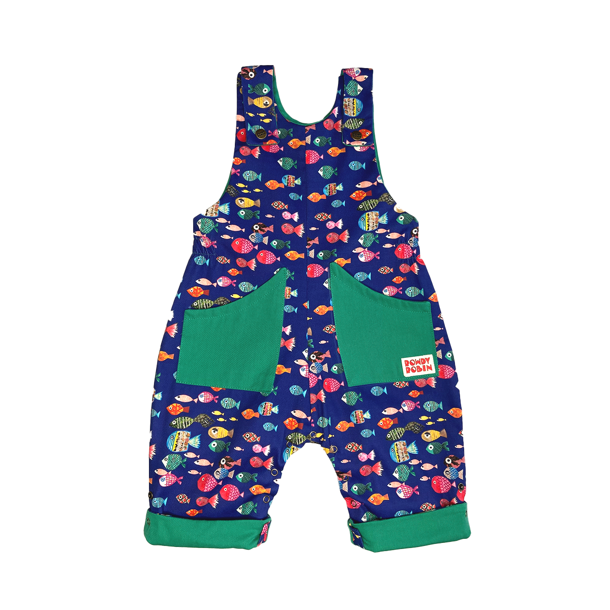 Scout Fish - Adjustable Dungarees