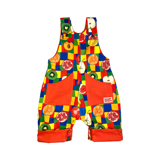 Scout Primary Fruit - Adjustable Dungarees